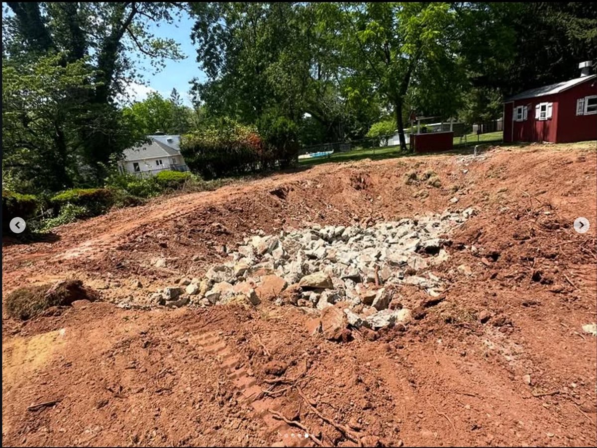 Backfill — clean fill placed and compacted in lifts for a stable base