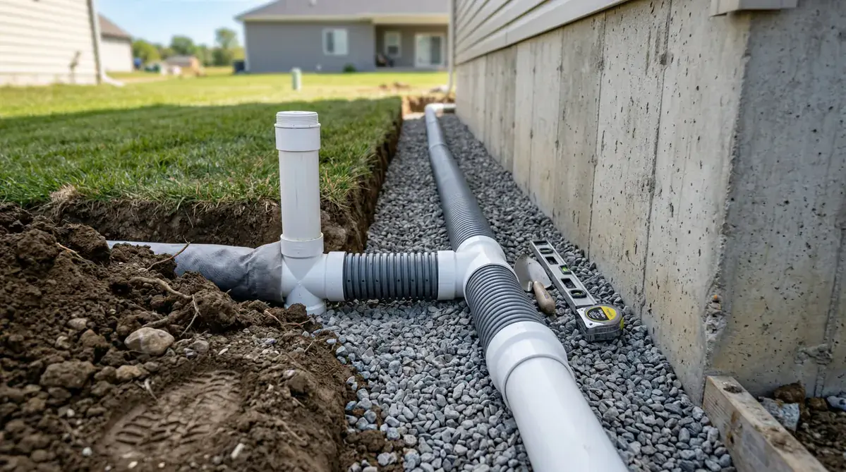 Drainage install