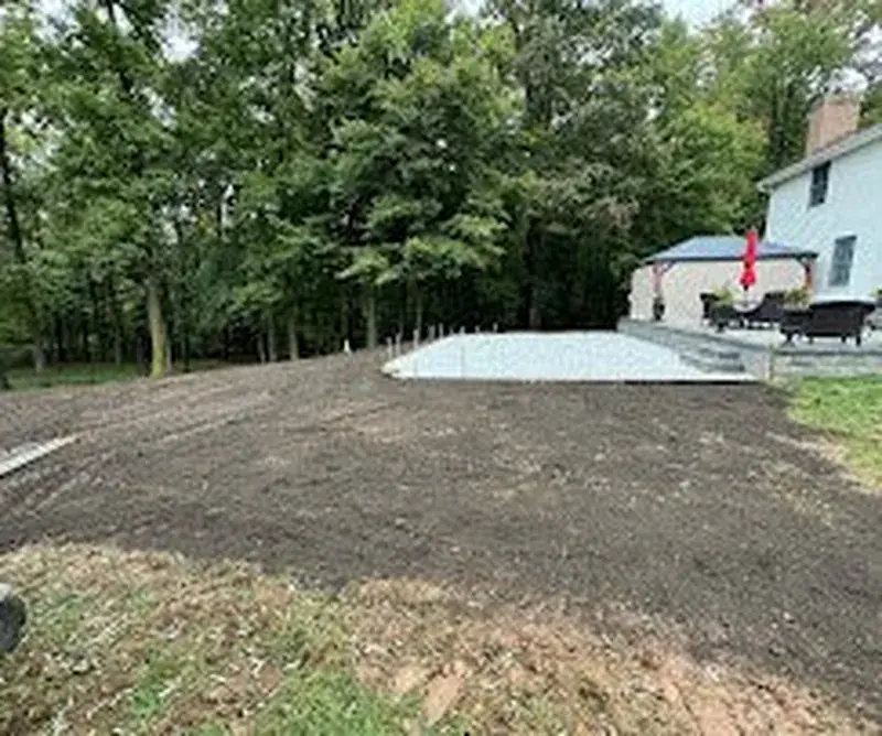 Site preparation excavation for residential project